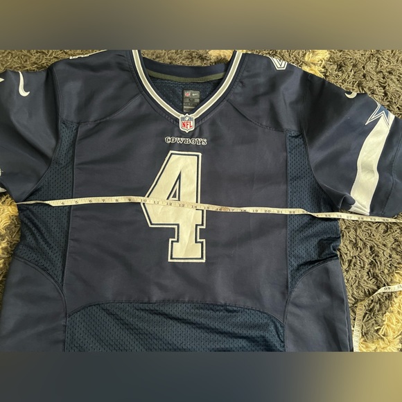Dak Prescott Jersey #4 Navy Stitched NFL Football Dallas Cowboys QB - Picture 11 of 12
